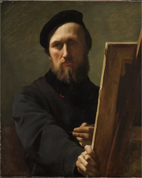 Self-portrait, 1880. Creator: Flandrin, Hippolyte (1809-1864)