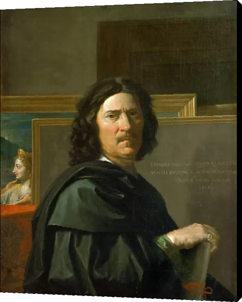 Self-portrait, 1650. Creator: Poussin, Nicolas (1594-1665)