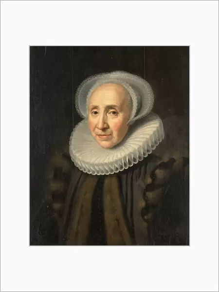 Portrait of Volckera Claesdr Knobbert (1554-1634), 1617. Creator: Workshop of Michiel Jansz van Mierevelt