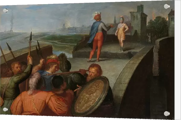 The Peace Negotiations between Julius Civilis and the Roman General Cerialis, 1600-1613. Creator: Otto Van Veen