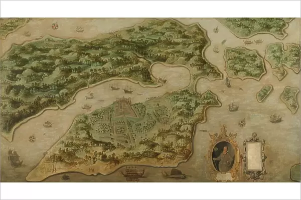 View of Ambon, c.1617. Creator: Anon