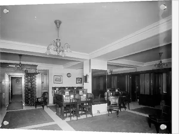 Safe deposit vault, Temple Place branch, Old Colony Trust Company, Boston, Mass. 1913 April. Creator: Unknown