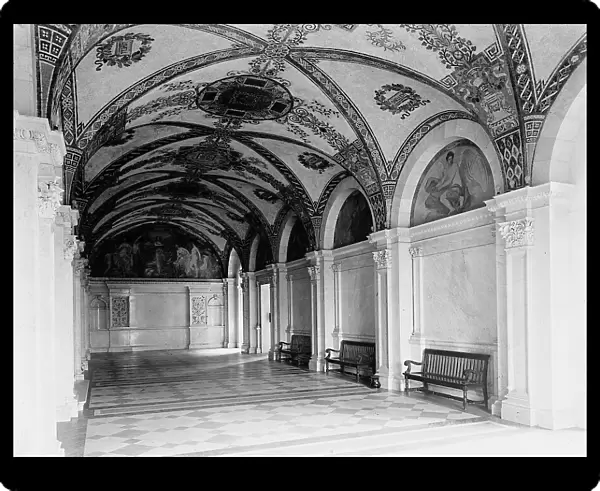 Library of Congress, South Hall, entrance pavilion, c1900. Creator: Unknown