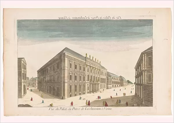 View of the Stadtpalais Liechtenstein in Vienna, 1700-1799. Creator: Anon