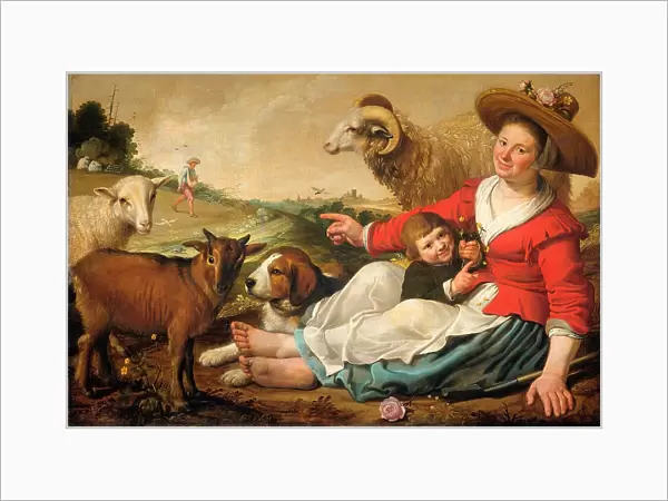 The Shepherdess, 1628. Creator: Jacob Gerritsz Cuyp
