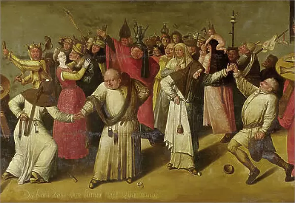 Battle between Carnival and Lent, c.1600-c.1620. Creator: Jheronimus Bosch (manner of)