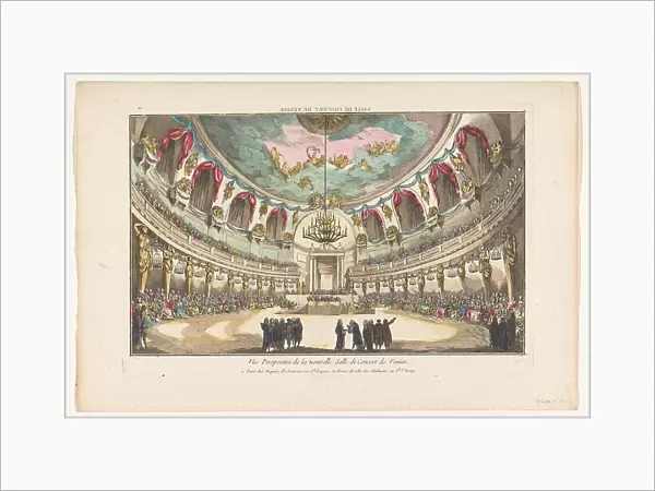 View of a concert hall in Venice, 1735-1805. Creator: Unknown