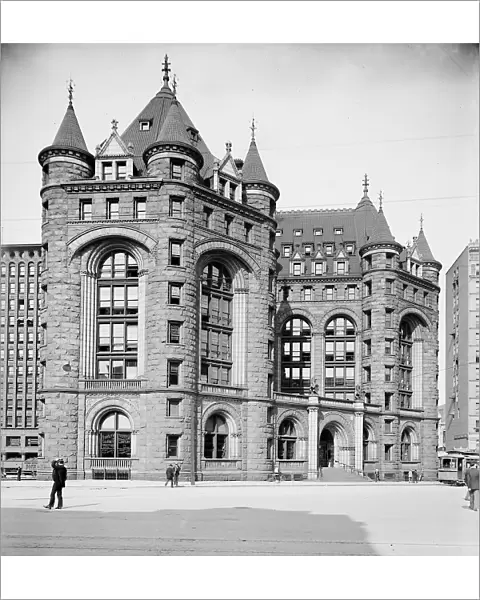 Erie County Savings Bank, Buffalo, N.Y. ca 1900. Creator: William H. Jackson