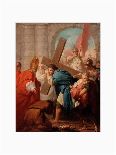 Heraclius Carrying the Cross, Probably 1728. Creator: Pierre Subleyras