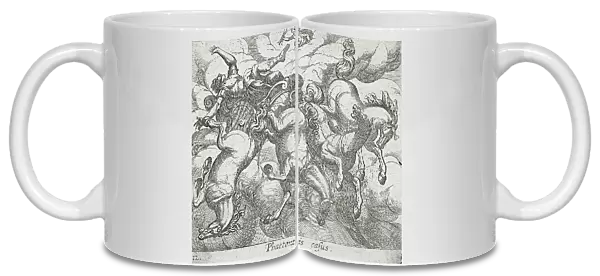 The Death of Phaeton, published 1606. Creators: Antonio Tempesta, Wilhelm Janson