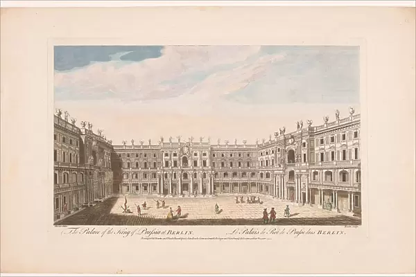 View of the Berliner Stadtschloss in Berlin, 1754-1755. Creator: Thomas Bowles