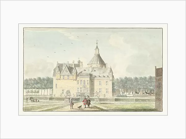 The castle in Anholt, 1737. Creator: Jan de Beyer