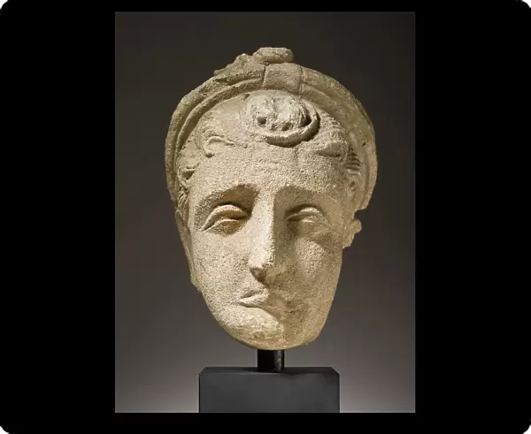 Head of a Mourning Female (image 2 of 6), 4th-5th century. Creator: Unknown