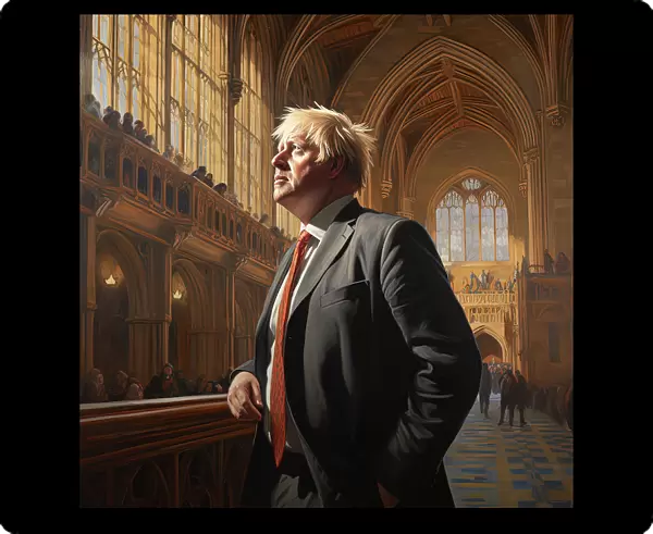AI IMAGE - Portrait of Boris Johnson, 2023. Creator: Heritage Images