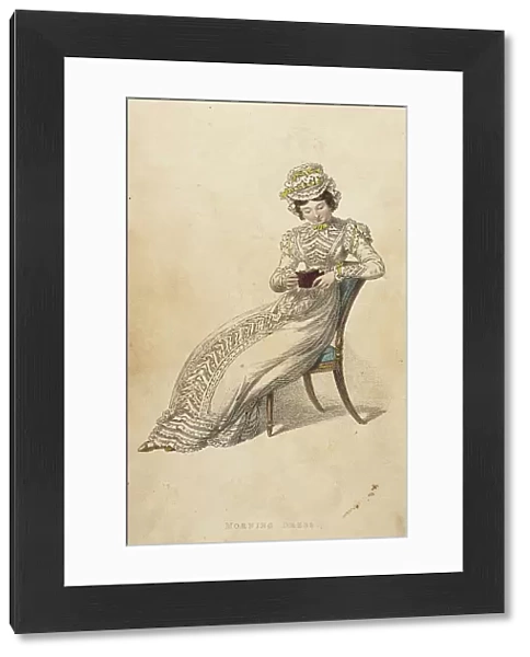 Fashion Plate (Morning Dress), 1823. Creator: Rudolph Ackermann