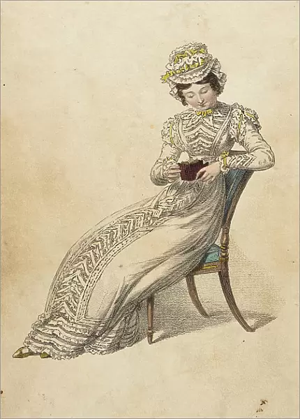 Fashion Plate (Morning Dress), 1823. Creator: Rudolph Ackermann