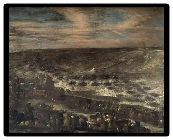 The Battle of Lund. Second clash, mid-17th-early 18th century. Creator: Johann Philip Lemke
