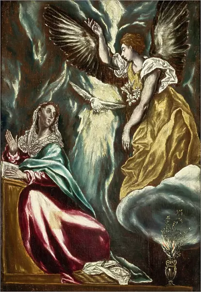 The Annunciation, ca. 1600. Creator: El Greco, Dominico (1541-1614)