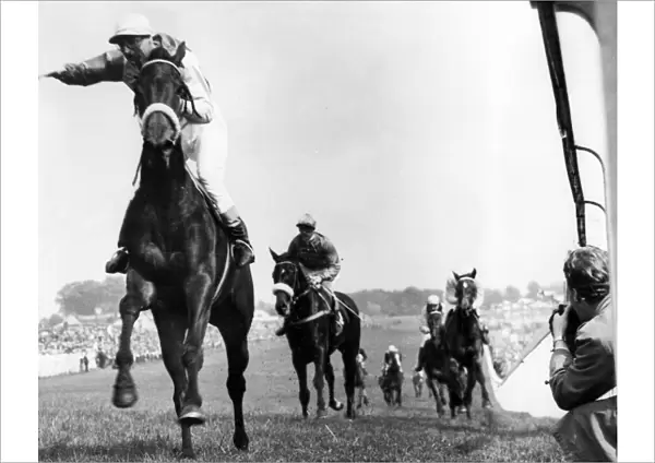 The Oaks at Epsom races 1955