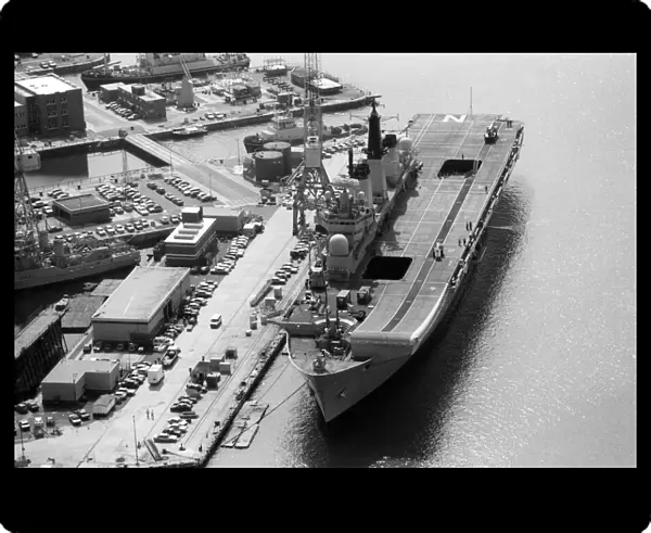 HMS Invincible at Portsmouth