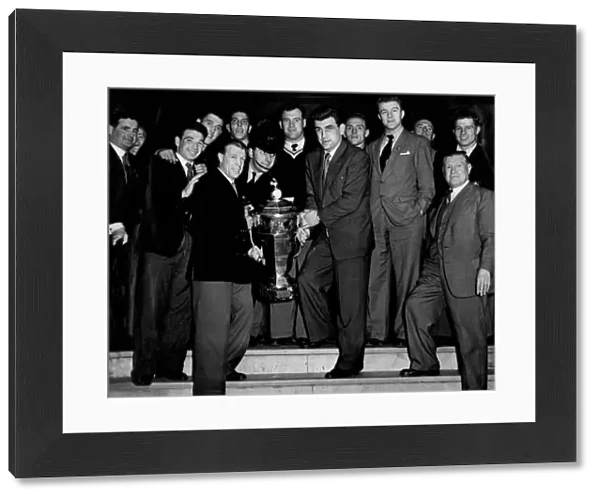 Great Britain Rugby League team with the Rugby League World Cup 1954