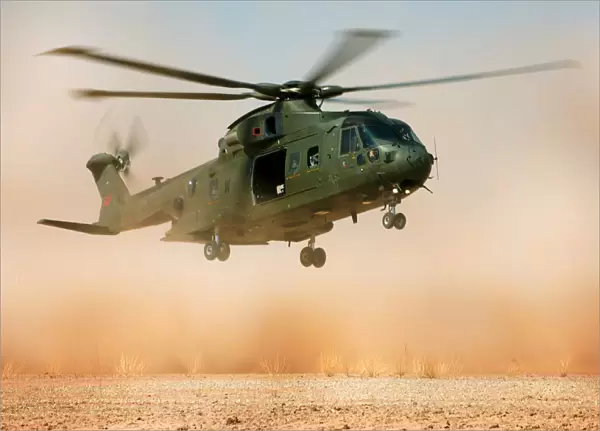 Merlin Helicopter Lands in Californian Desert During Ex Merlin Vortex