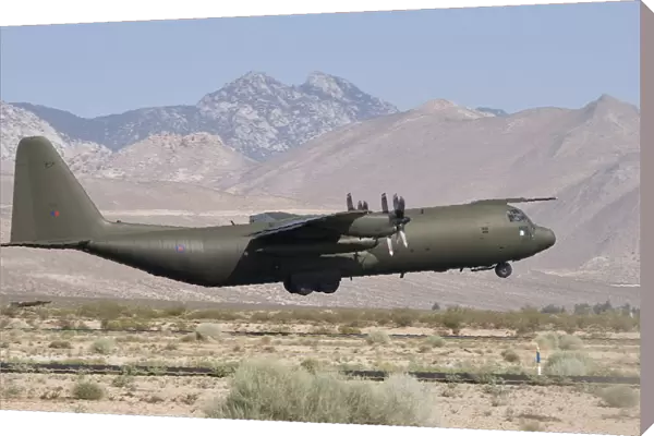 Hercules C1 Takes Off from Desert
