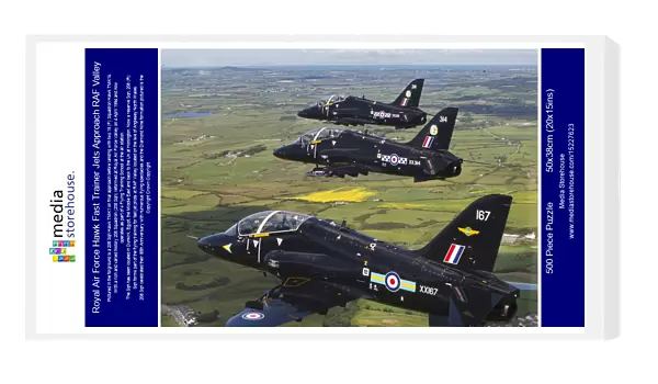 Royal Air Force Hawk Fast Trainer Jets Approach RAF Valley