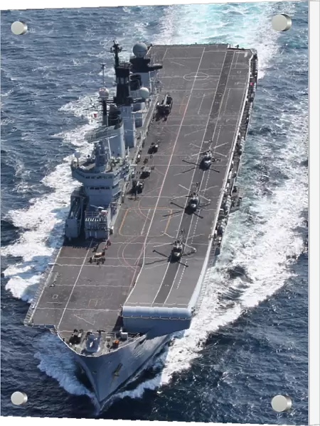 HMS Illustrious at Speed