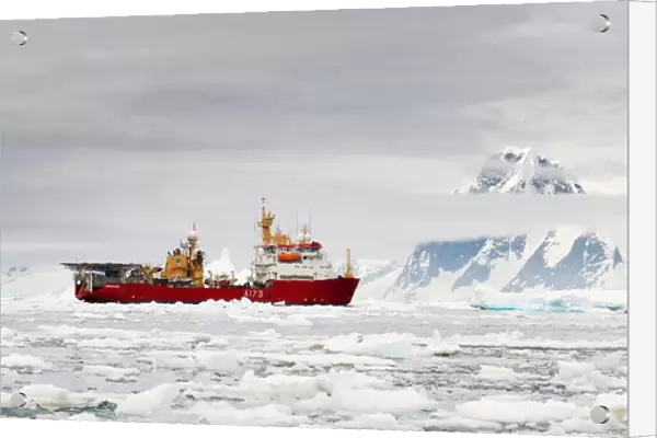 HMS Protector in the Antarctic