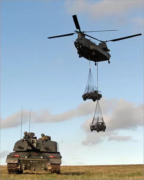 Westcountry Army Reservists Call in Chinook Helicopter during Dynamic Training Weekend