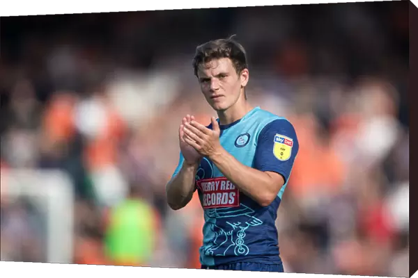 Dominic Gape Faces Off Against Luton: Wycombe Wanderers vs Luton Town, 01 / 09 / 18
