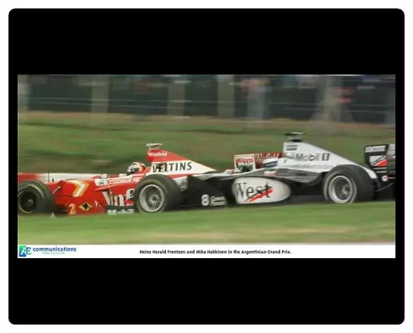SE 10. Heinz Harald Frentzen and Mika Hakkinen in the Argentinian Grand Prix