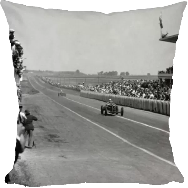 1934 Marne Grand Prix. Reims, France. 8 July 1934. Achille Varzi