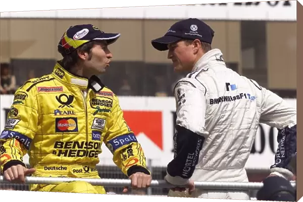 Heinz-Harald Frenzten with Ralf Schumacher