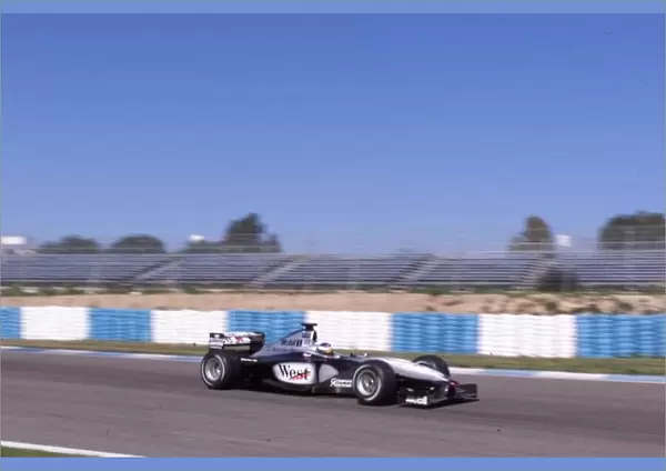 Mika Hakkinen, McLaren Mercedes MP4-15 Formula One Testing, Jerez, Spain
