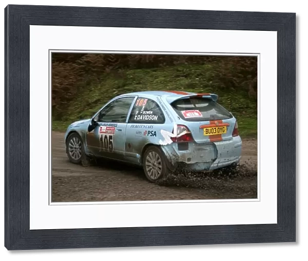 Tom Bowen, Pirelli British Rally Championship 2005. The South of England Tempest