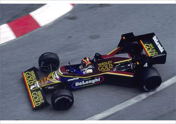 Formula One World Championship: Stefan Bellof Tyrrell 012 showed his supreme ability to come from last on the grid to finish third in the rain-shortened race