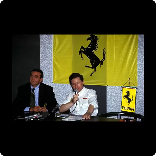 Formula One World Championship: Ferrari Sporting Director Jean Todt at a press conference