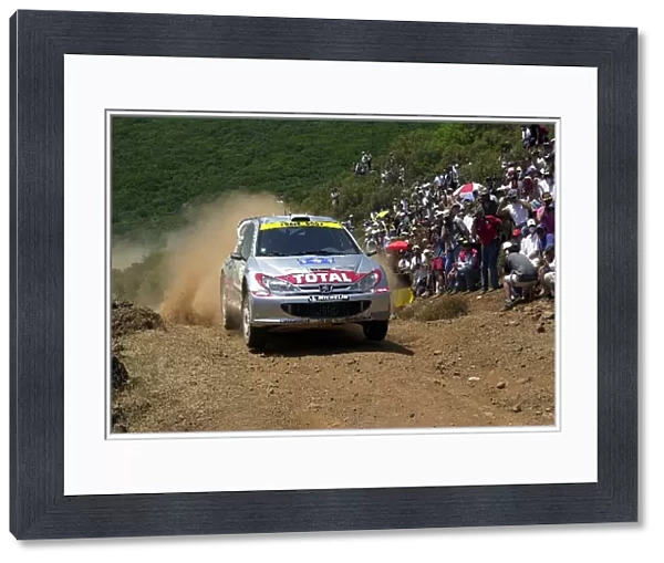 Harri Rovanpera (FIN) on stage 16 World Rally Championship, Acropolis Rally, 14-17 June 2001