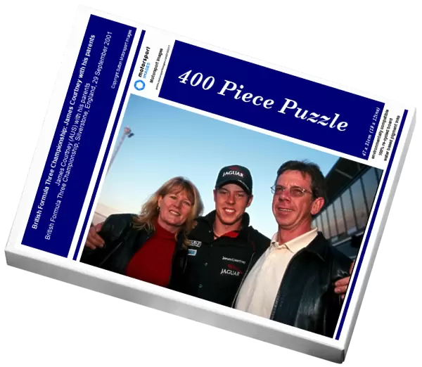British Formula Three Championship: James Courtney with his parents