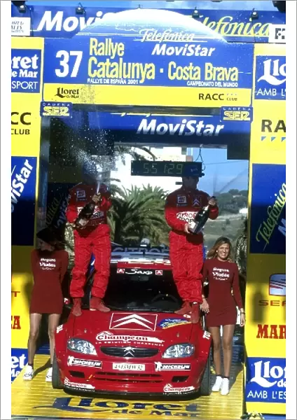 World Rally Championshio: Sebastien Loeb winner of the opening Super 1600 championship with his Citroen Saxo