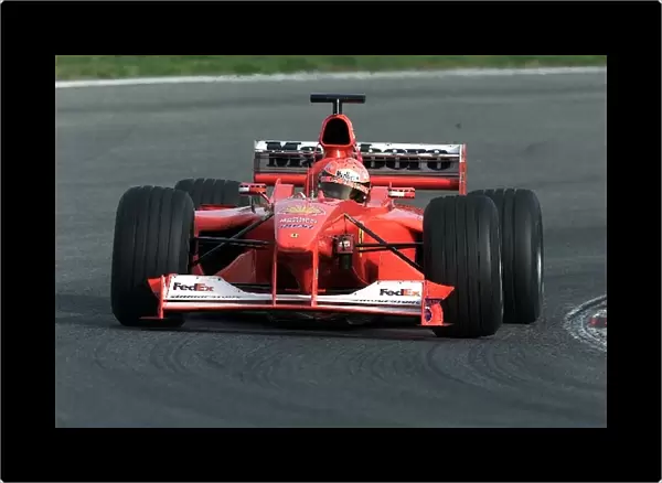 Formula One Testing: Michael Schumacher returned for his first 2001 test in the Ferrari