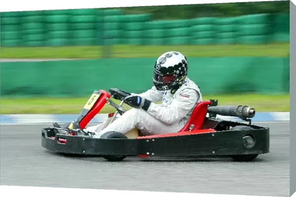 Formula One World Championship: Christjan Albers at a Mercedes-Benz celebrity kart event