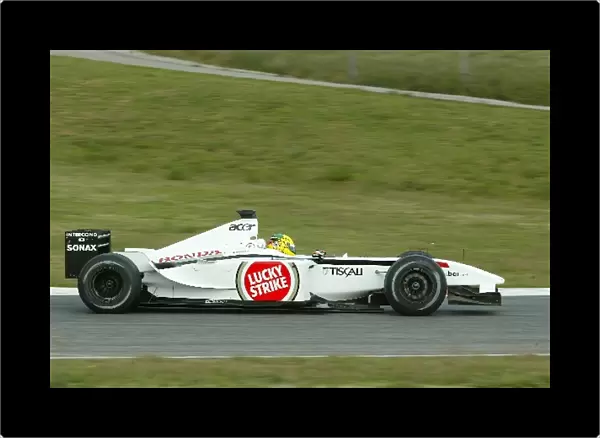 Formula One Testing: Ralph Firman tested the BAR 004 as part of his prize for winning the 2002 Formula Nippon Championship