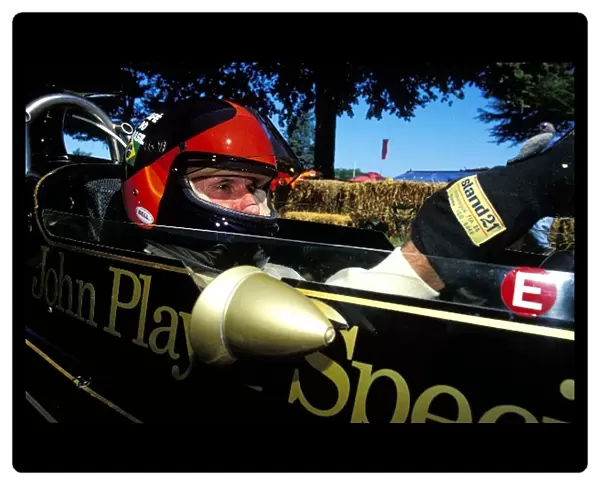 Goodwood Festival of Speed: Emerson Fittipaldi drove a 1972 Lotus Cosworth 72E