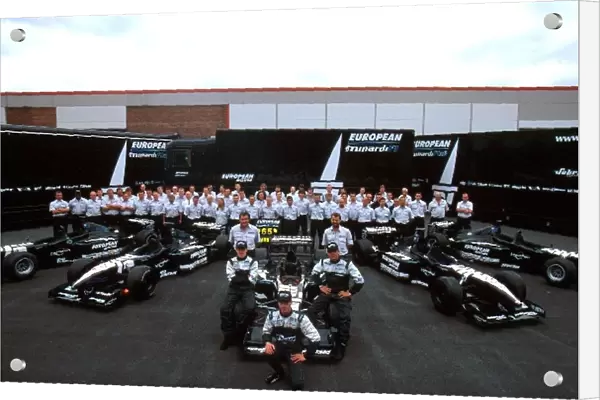 Formula One World Championship: The European Minardi Team at their Ledbury factory in advance of their 265th Grand Prix at Silverstone