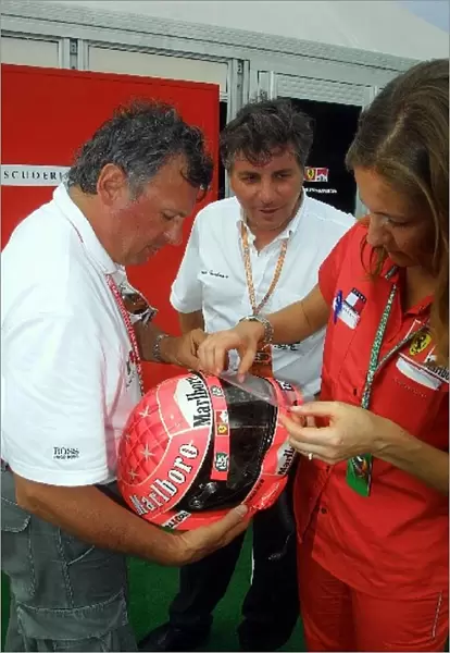 Formula One World Championship: Michael Schumachers new helmet under inspection