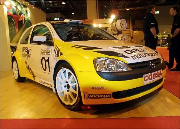 Autosport International Show: The new Opel Corsa 1600 WRC car