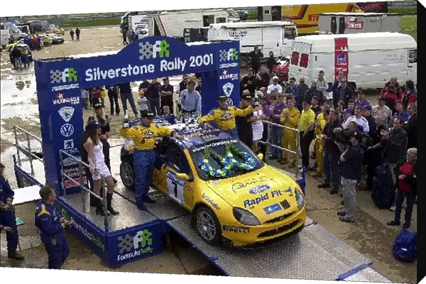 Formula Rally Championship: Martin Rowe and Chris Wood on the podium